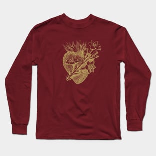 Chaste Heart of St. Joseph (Gold) Long Sleeve T-Shirt